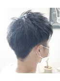 ツーブロックショート