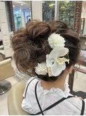 お団子ヘアセット