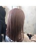 カット＋ブリーチ＋ケアカラー＋トリートメント￥23100～【ダブルカラー】
