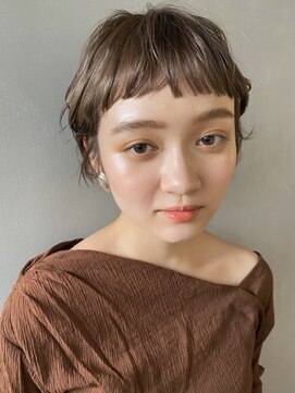 パーク(PARK) 【PARK】ショートバングマッシュ×シアーベージュ