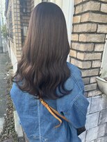 表参道roijir ショコラブラウン×波巻きウェーブ
