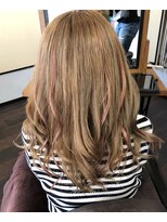 リピュア(Re:PURe)&nbsp;**ミルクティーベージュダブルカラーピンクエクステ**