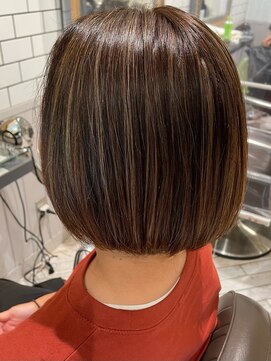 リンダバイネオリーブ 白楽店(Linda by neolive) 【白髪染めを使わない】明るめベージュハイライト ♪