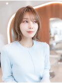 20代30代大人かわいいグレージュ/くびれ小顔ボブ