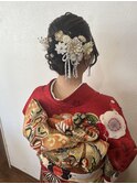 成人式ヘア（アップスタイル）