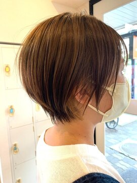 モーラ サロン 高石店(MOLLA) ショートボブ　インナーカラー　20代30代40代