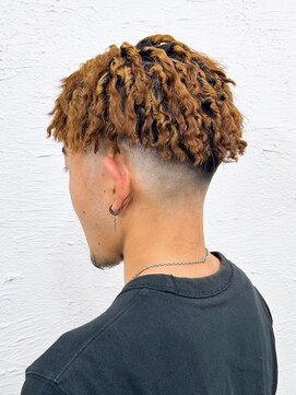 アクティ(actie) フェード×針金パーマ【@xoxoayu3】南柏/メンズサロン/バーバー