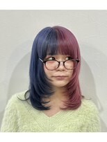 エーケイ(AK)&nbsp;レイヤーカット×デザインカラー