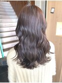 透明感カラー×さくらブラウン