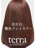 ★カラー頻度の高い方にお勧め★染みない 【泥パックカラー】 ￥9000⇒