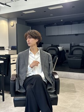 ガーデン タチカワ(garden tachikawa) 【立川メンズ】ニュアンスセンター波巻き刈り上げマッシュ