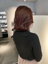 ヘアーエスクールシーユー 枚方T-SITE店(hair S.COEUR×Cu) ブリーチなしでつくる透明感カラー/ピンクラベンダー/枚方美容室