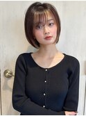 みねスタイル♪ 前下がり ひし形 ショートボブ 30代 40代 50代