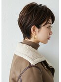 30代40代50代ハンサムショート白髪染め根元パーマ髪質改善