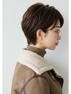 アントワープトーキョー(antwerp TOKYO) 30代40代50代ハンサムショート白髪染め根元パーマ髪質改善