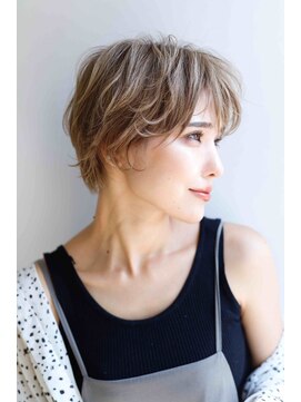 ブルー 博多(Blue) 博多/髪質改善/ハイトーンカラー×外国人風ショートd