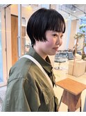 パツっと感が可愛い軽めショート