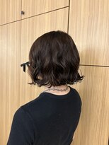 ウノプリール 茶屋町店(unopulir)&nbsp;コテ巻き風ボブパーマ☆簡単スタイリングで可愛い