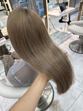 ロンドルピナス 小倉(Lond Lupinus) 黒髪カタログ/オリーブグレー/ココアベージュ/小顔に見せるヘア