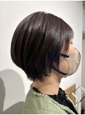 ブルーインナーの丸みショート