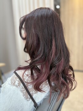テーラヘアー 草加店(TELAHAIR) ピンクピンクロングカラー