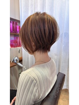 ダム(DaM) ナチュラルボブ前髪ありイメチェン20代30代40代ショートボブ