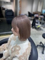 エイト 難波店(EIGHT namba) ブリーチでつくる、ツヤ感ボブ