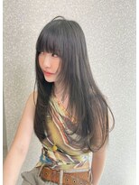 天神美容室&nbsp;『福岡美容室/ayana』韓国ヘア当日予約/ナチュラルブラウン