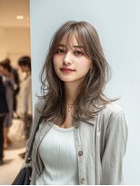 ダル 渋谷/表参道(DAL.)&nbsp;レイヤーカット髪質改善カラーブリーチなしダブルカラー韓国