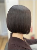 艶っと纏まるショートボブ　30代／40代/50代／60代