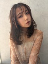 フィガロ ウメダ(FIGARO UMEDA)&nbsp;ロングレイヤー/30代/マロンベージュ/ナチュラルベージュ