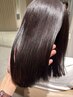 髪質改善ストレート+カット+3Stepトリートメント