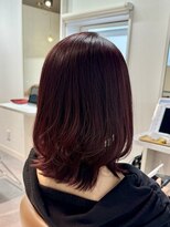 ミチオノザワヘアサロンギンザ 静岡店(Michio Nozawa HAIR SALON Ginza)&nbsp;ミディアムレイヤー×ディープルビー/30代40代50代