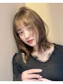 サンド クリア 横浜本店(sand clear) ボブから伸ばす過程も顔周りのレイヤーで垢抜けるミディアムボブ