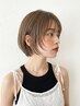 前髪or顔まわり縮毛矯正＋カット ￥6600~