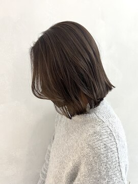 マスカリ(muscali) グレージュ/デザインカラー/ハイライトカラー30代40代髪型i23