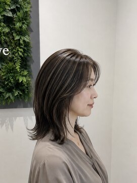 リンダバイネオリーブ 白楽店(Linda by neolive) 白髪ぼかしハイライト・くびれヘア・ミルクブラウン
