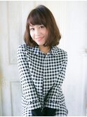フェミニンパーマボブ♪