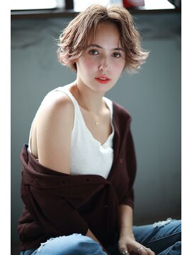 クロム バイ リエット(Chlom by Lietto) Chlom ◎切りっぱなし◎外ハネ◎パールベージュ 0364574337