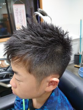 バーバーカミヤ(BARBER髪屋) ソフトモヒカン