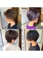 エル(aile)&nbsp;骨格に似合わせるショートボブが得意です。是非ご相談下さい。