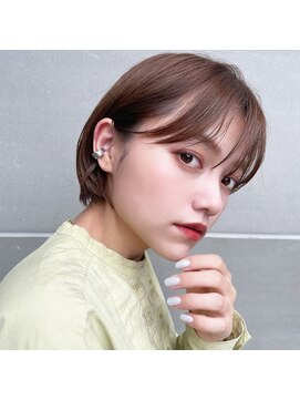 ラナ 渋谷(Lana) 【Chill】大人かわいいマロンベージュカラーショートスタイル◎