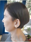 大人のショートボブスタイル