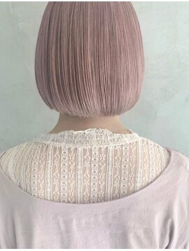 レニーバイエース(LANY by ACE) 【LANY 横浜】小顔ボブ×コーラルピンク