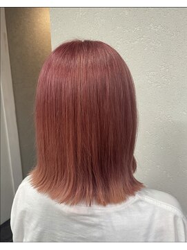 アジールヘア 所沢プロペ通り店(agir hair) コーラルピンク