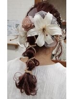 ヘア デザイン クランプ フロント(Hair Design CLAMP front)&nbsp;紐ポニーテール