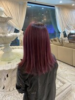 シャンティ 平岸店(Shanti)&nbsp;○ピンクバイオレット/艶髪/ハネミディ○ 菅野裕太