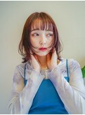 韓国風フェイスレイヤー×red brown
