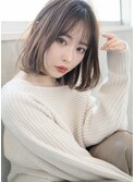 軽めバング×揺れる【定番愛されボブ】★銀座