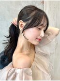 ＊20代30代40代◎大人かわいい小顔シースルー前髪顔まわり